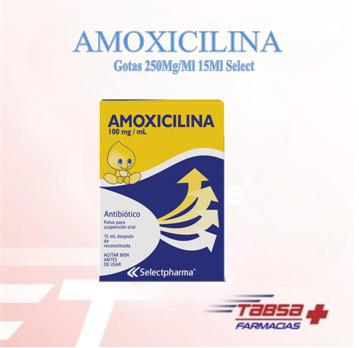 Tabsa Express: MEDICAMENTOS: AMOXICILINA GOTAS 250MG/ML 15ML SELECT