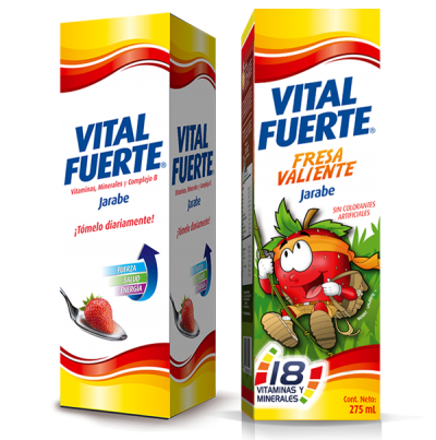 VITAL FUERTE JARABE 275 ML (VARIOS SABORES)